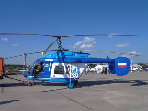 Ka-226 weared in GAZPROM colours